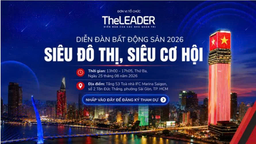 Diễn đàn Bất động sản 2026: Siêu đô thị, siêu cơ hội