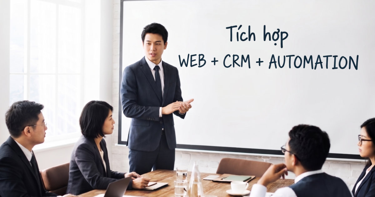 Kết hợp CRM và Marketing Automation trên website để tăng trưởng và giữ chân khách hàng cũ